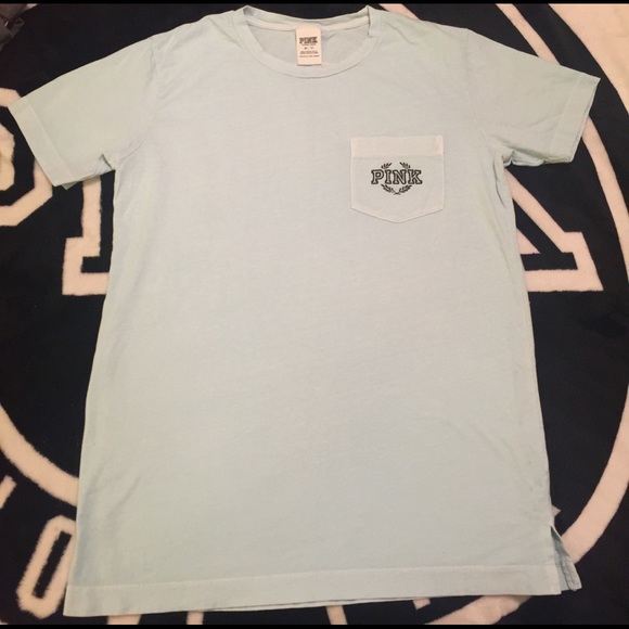 🎀VS PINK Baby blue tee🎀 - Picture 2 of 2