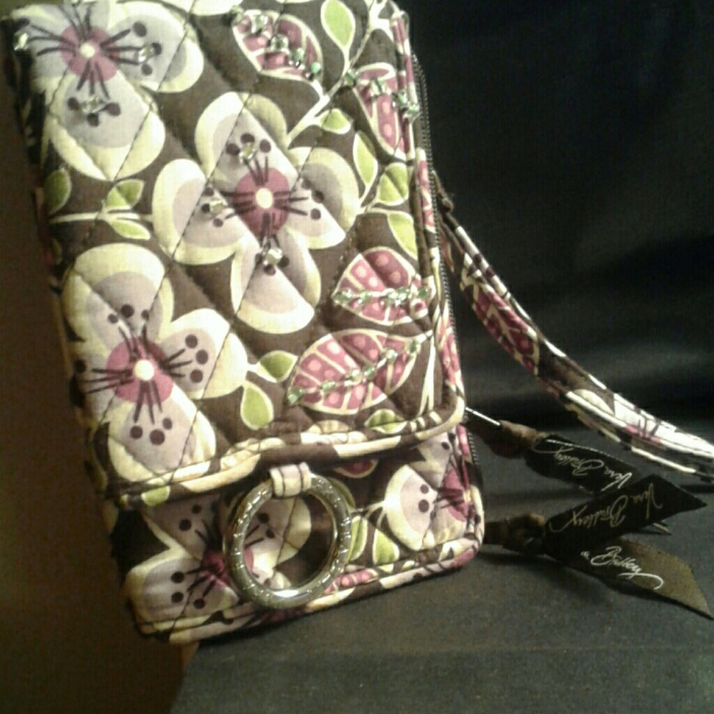 Vera Bradley Plum Petal Purse and crossbody’
