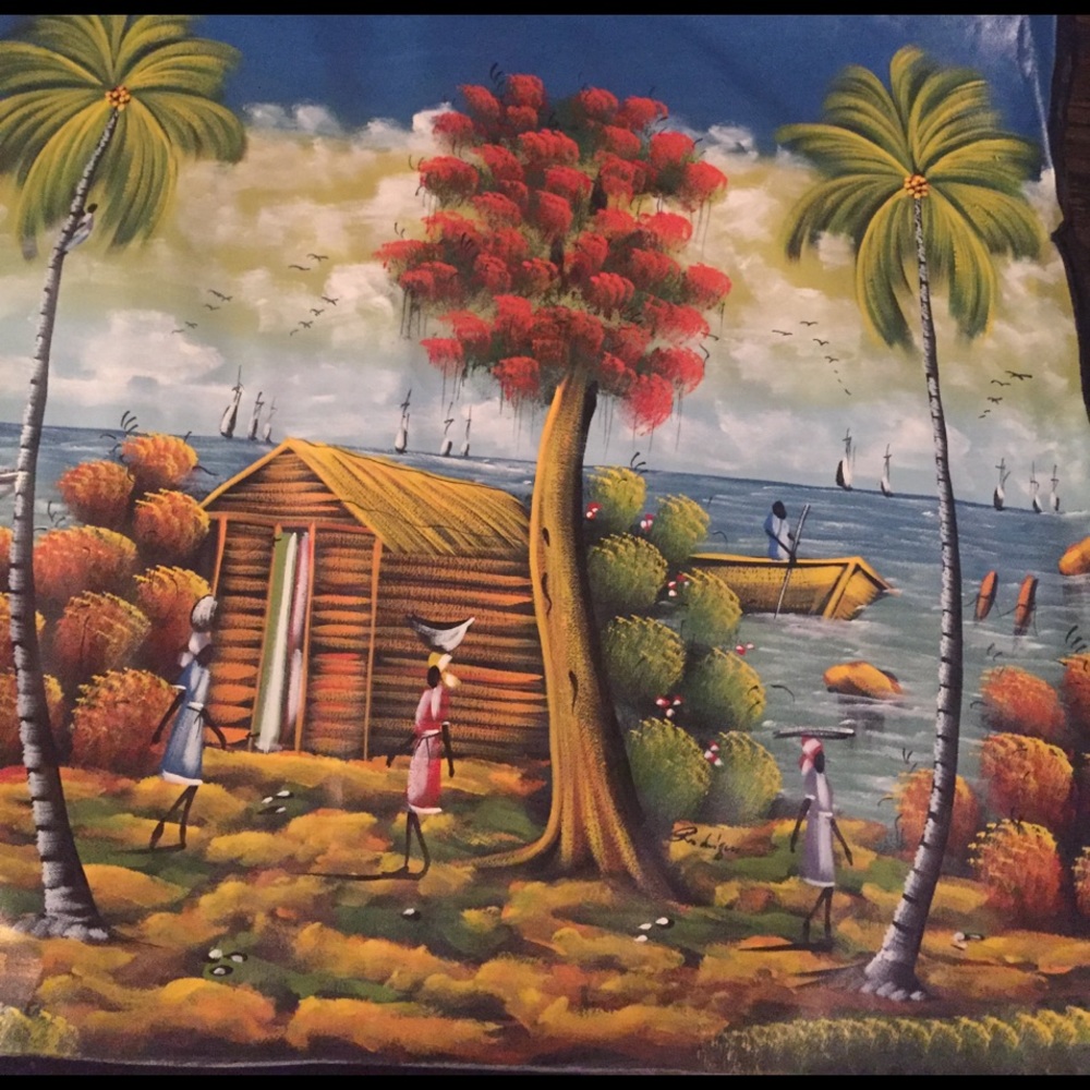 Beautiful large oil painting 40' by 30' - Picture 3 of 8