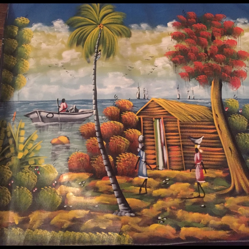 Beautiful large oil painting 40' by 30' - Picture 2 of 8