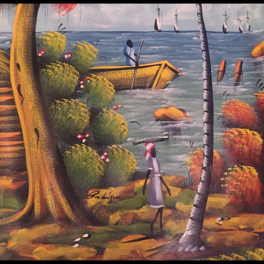 Beautiful large oil painting 40' by 30' - Picture 6 of 8