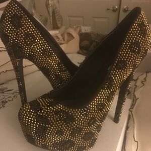 Steve Madden Dyvinal Rhinestone/Leopard NEW sz 8.5