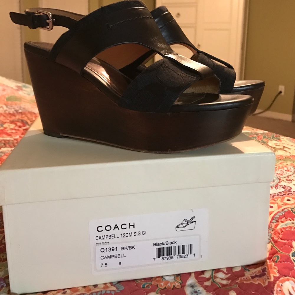 Coach wedges