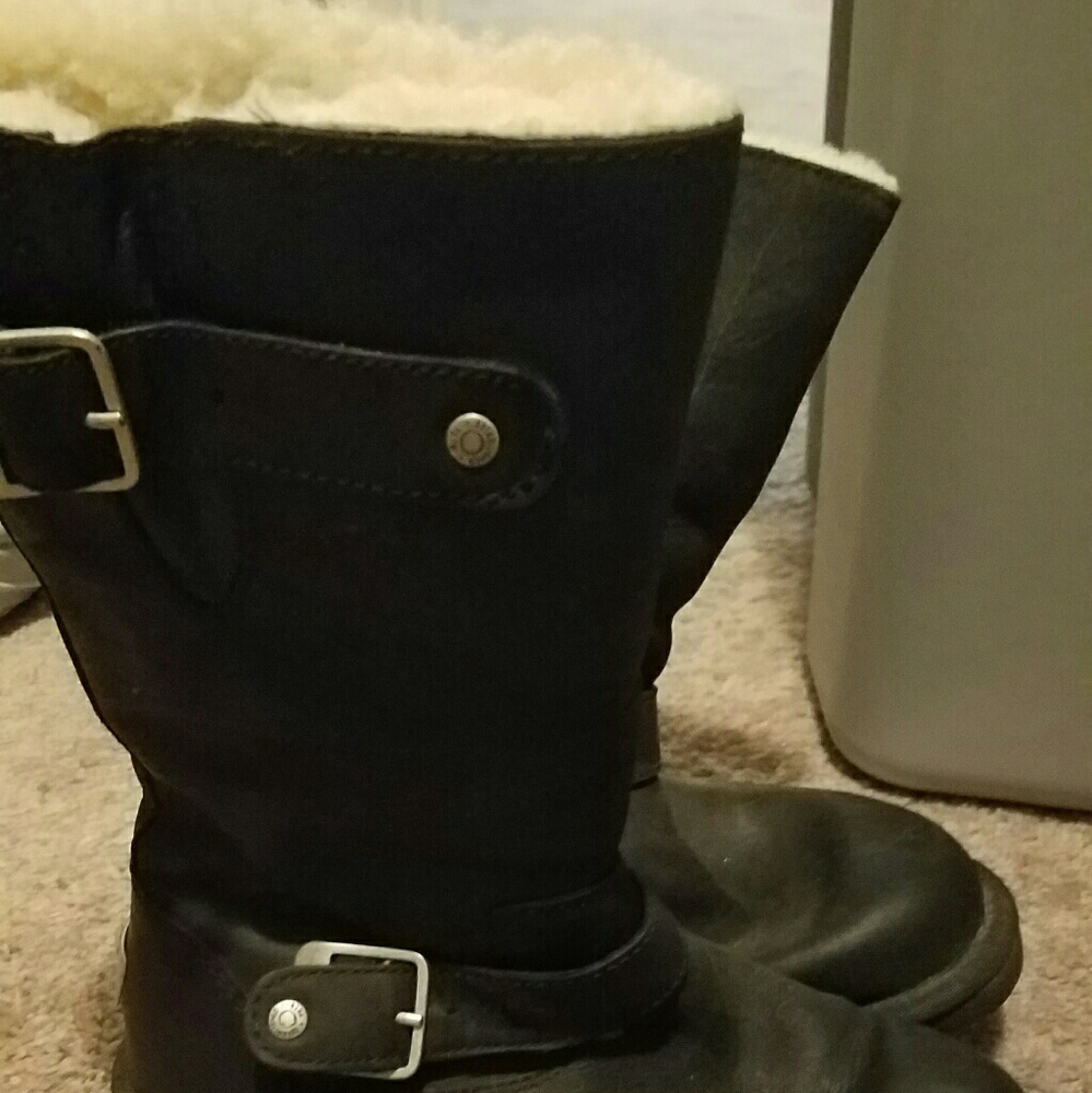 Leather Ugg boots
