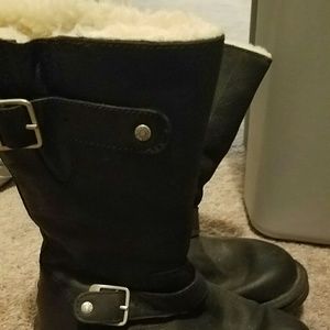 Leather Ugg boots