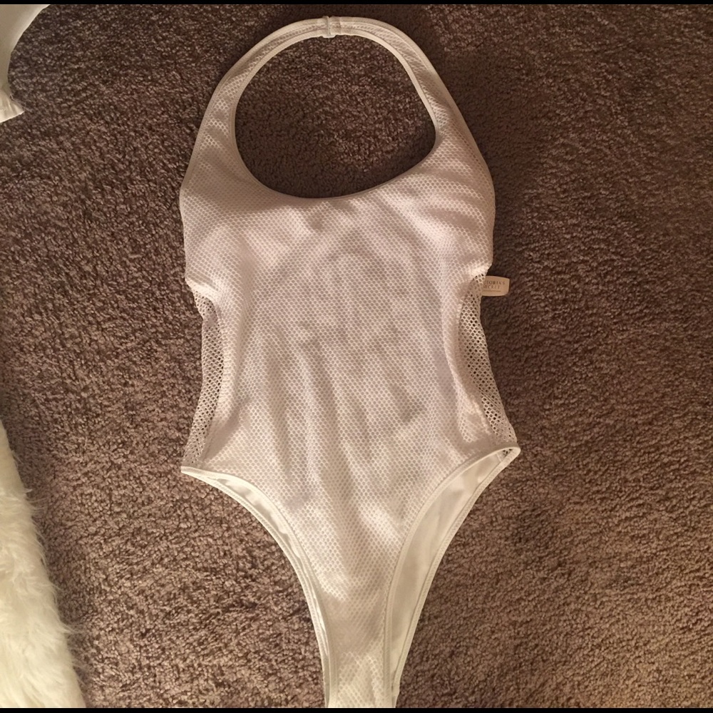 One piece mesh swimwear