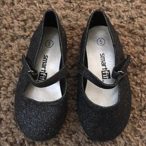Toddler/infant size 5 black sparkly Maryjane flats