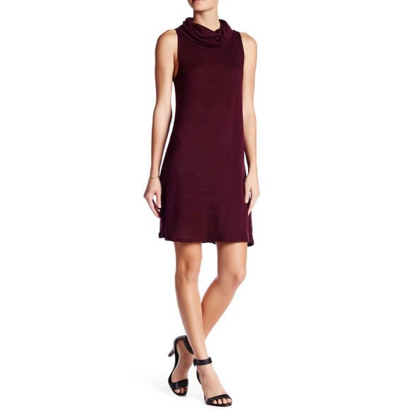 Abound Dresses & Skirts - 🆑 Abound Burgundy Cowl Neck Sleeveless Dress