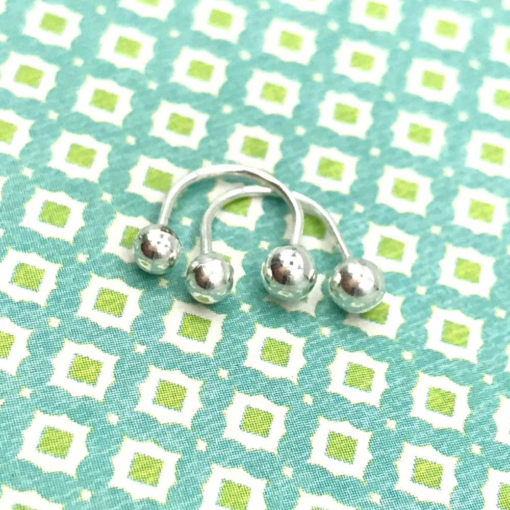 🆕 Double Stud Silver Earrings 🆕