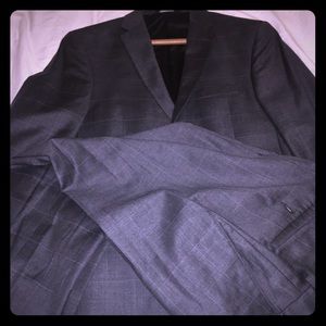 Jos A Banks Gray wool suite