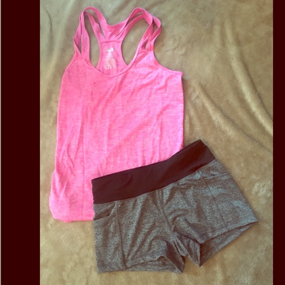 Pink Athletic Tank Top