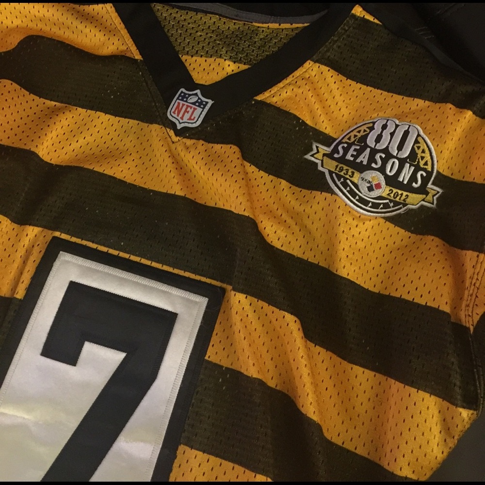 Ben Roethlisberger Bumble Bee Steelers Nike Jersey