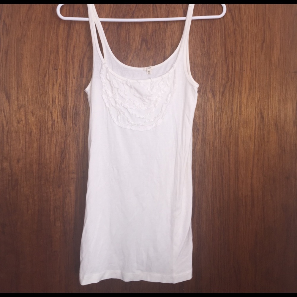 Jcrew White tank top