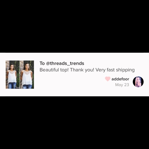 Olivia Crochet Sleeveless Blouse - Picture 4 of 4