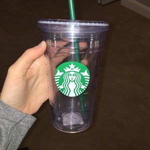 clear starbucks tumblr never been used