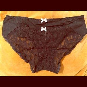 Brand New VS Heart Lace Ruched-back Panty