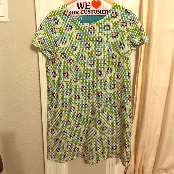 MAGGY LONDON Floral Patterned Shift Dress - Picture 1 of 4