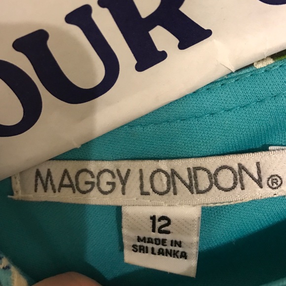 MAGGY LONDON Floral Patterned Shift Dress - Picture 3 of 4