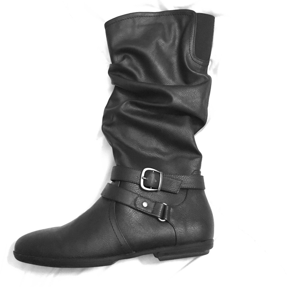 NWOT Black tall boots
