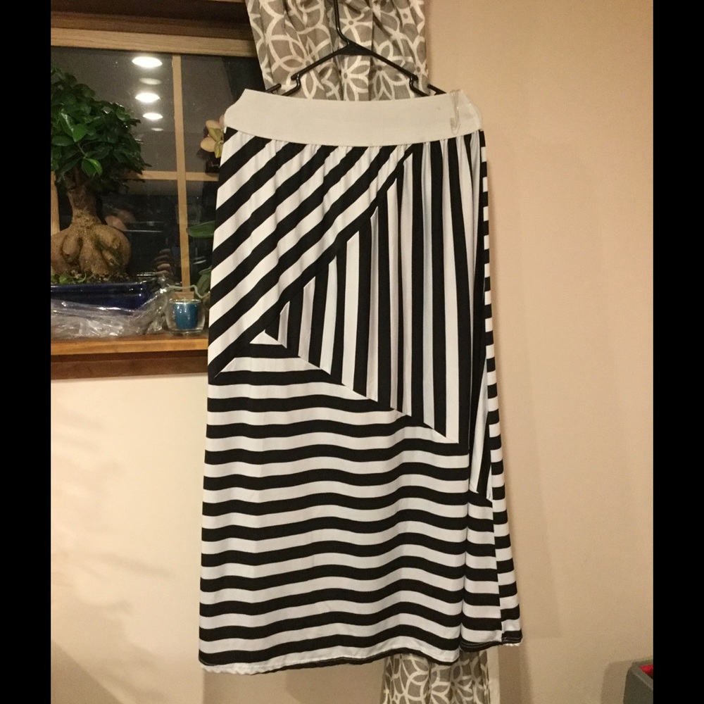 Mint Green silky maxi skirt