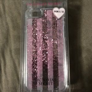 Hard iPhone Case with Glitter: Victoria's Secret