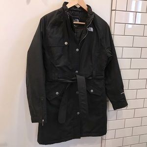 North Face rain trench coat