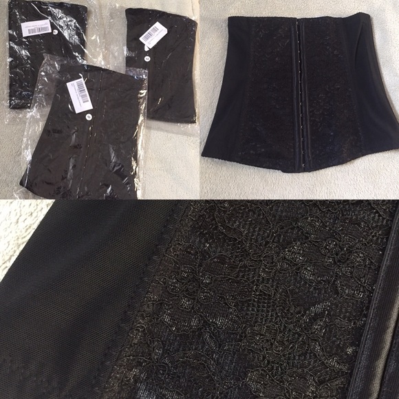 2 Small Left ‼️ Black Waist trainer waist cincher - Picture 2 of 2