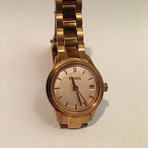 Fossil Rose Gold Watch