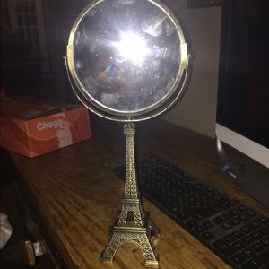 Gold Eiffel Tower mirror
