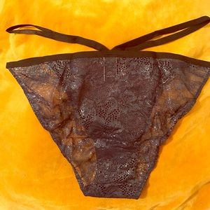 Brand New VS Strappy Lace Cheekini Panty