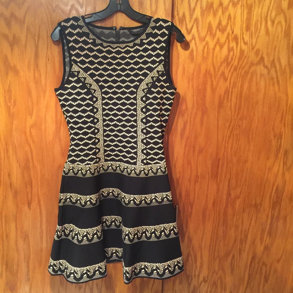 BCBG black comb dress