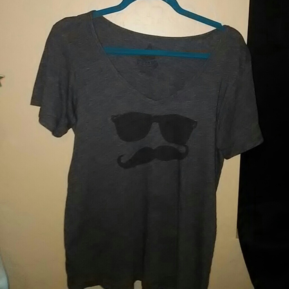 Large dark gray tee shirt