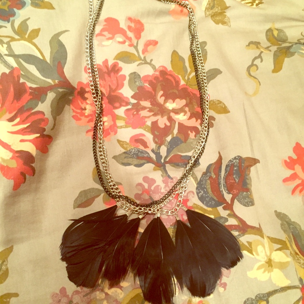 Express Feather Necklace
