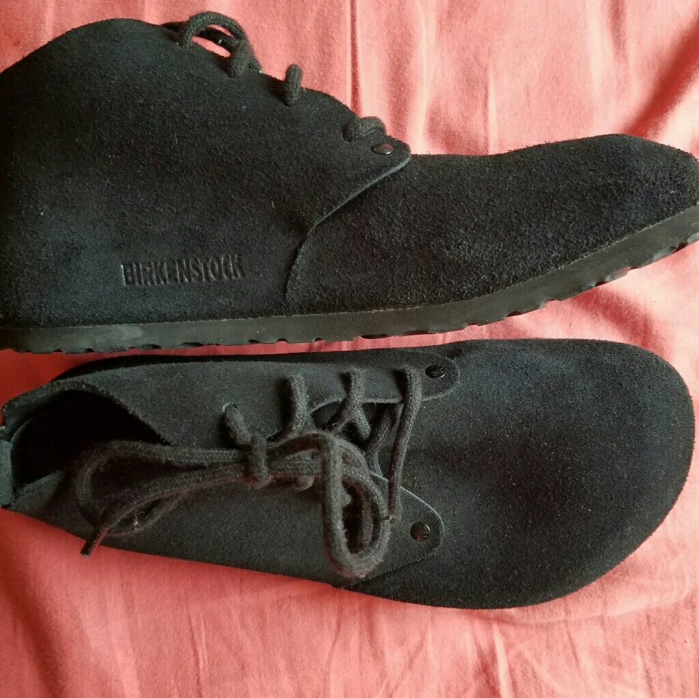 Suede black womens birkenstocks