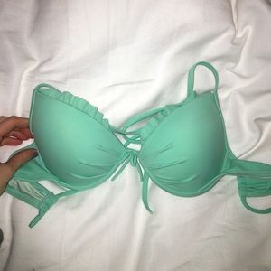 cute teal push up victoria's secret bikini top