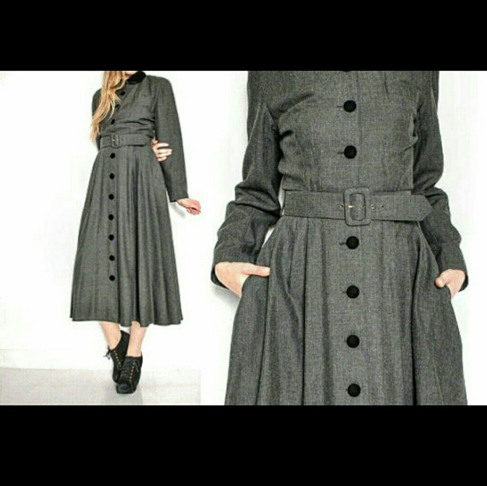Maxi Dress/Overcoat Vintage