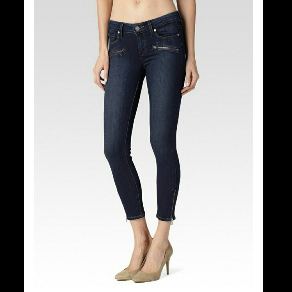 CROPPED and EDGY... PAIGE Jane Zip Crop Jeans