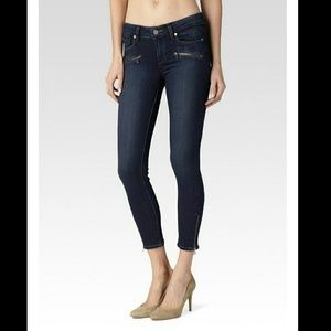 CROPPED and EDGY... PAIGE Jane Zip Crop Jeans