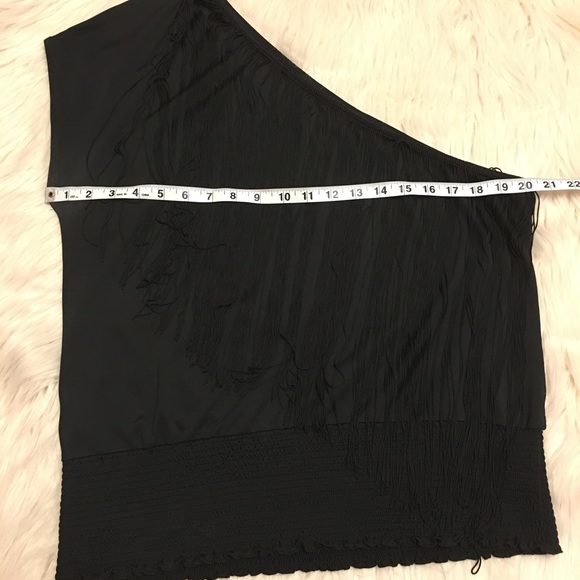 💋Sexy One Shoulder Fringe Top💋 - Picture 5 of 6