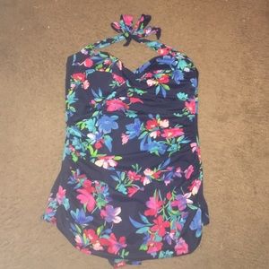 12/14 (large) suddenly slim swimming suit .