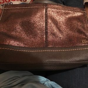 The Sak metallic crossbody bag