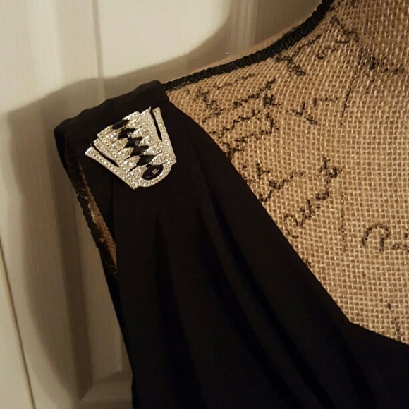 Stunning Black Dress NWOT - Picture 3 of 4