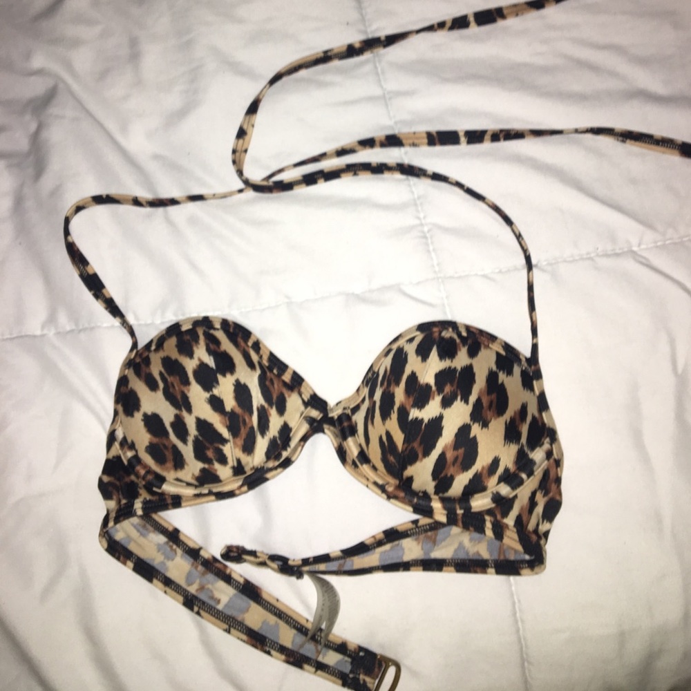 VS CHEETAH PRINT SWIM TOP🖤