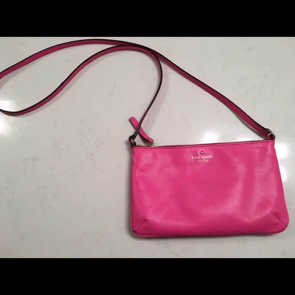 Hot Pink Kate Spade Cross Body Purse