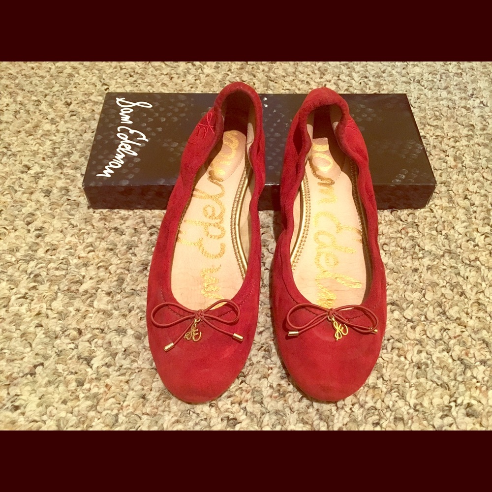 Red flat Sam edelman