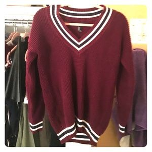 Maroon sweater