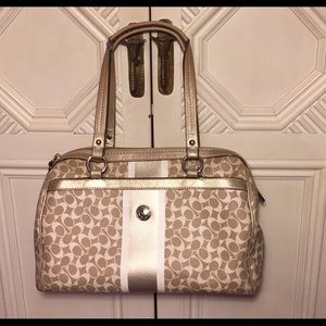 COACH Gold-toned Purse