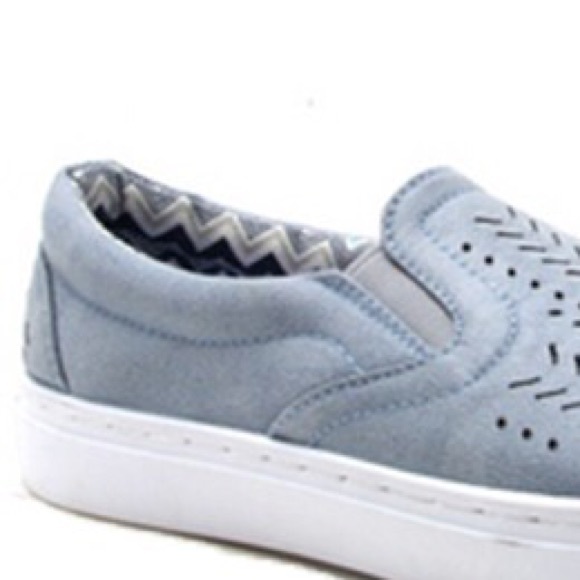 Host Pick! 💙Ice Blue Flat Slip-On Shoes - Picture 3 of 3