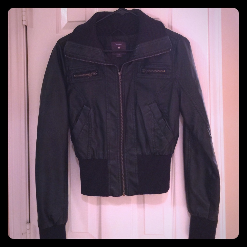 Pleather jacket