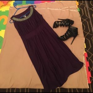 Purple formal dress